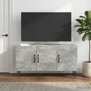 TV-skab Betongrå 99 x 34,5 x 50 cm Konstrueret træ