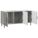 TV-skab Betongrå 99 x 34,5 x 50 cm Konstrueret træ