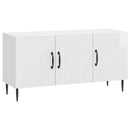 TV-skab Hvid højglans 99 x 34,5 x 50 cm Konstrueret træ