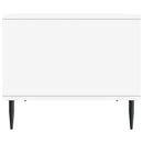Sofabord Hvid 90 x 50 x 40 cm Konstrueret træ