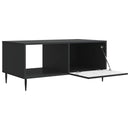 Sofabord Sort 90 x 50 x 40 cm Konstrueret træ