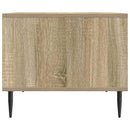 Sofabord Sonoma-eg 90 x 50 x 40 cm Konstrueret træ