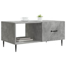 Sofabord Betongrå 90 x 50 x 40 cm Konstrueret træ
