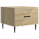 Sofabord med skuffe Sonoma-eg 49 x 50 x 40 cm Konstrueret træ