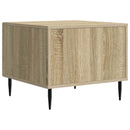 Sofabord med skuffe Sonoma-eg 49 x 50 x 40 cm Konstrueret træ