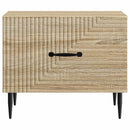 Sofabord med skuffe Sonoma-eg 49 x 50 x 40 cm Konstrueret træ