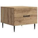 Sofabord med skuffe Artisan-eg 49 x 50 x 40 cm Konstrueret træ