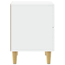 Sengebord 2 pcs Hvid 43 x 34,5 x 48 cm Konstrueret træ