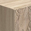 Sengebord 2 pcs Sonoma-eg 43 x 34,5 x 48 cm Konstrueret træ