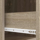Sengebord 2 pcs Sonoma-eg 43 x 34,5 x 48 cm Konstrueret træ