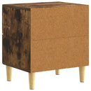 Sengebord Røget eg 43 x 34,5 x 48 cm Konstrueret træ