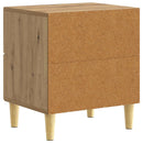 Sengebord Artisan-eg 43 x 34,5 x 48 cm Konstrueret træ
