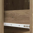Sengebord 2 pcs Artisan-eg 43 x 34,5 x 48 cm Konstrueret træ