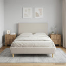 Sengebord 2 stk. Artisan-eg 43 x 34,5 x 48 cm Konstrueret træ