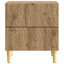 Sengebord 2 pcs Artisan-eg 43 x 34,5 x 48 cm Konstrueret træ