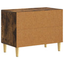 Sengebord Røget eg 62 x 34,5 x 48 cm Konstrueret træ