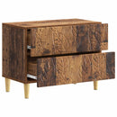 Sengebord Gammelt træ 62 x 34,5 x 48 cm Konstrueret træ
