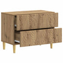 Sengebord Artisan-eg 62 x 34,5 x 48 cm Konstrueret træ