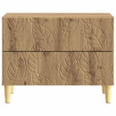 Sengebord Artisan-eg 62 x 34,5 x 48 cm Konstrueret træ