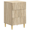 Sengebord Sonoma-eg 43 x 39,5 x 66,5 cm Konstrueret træ