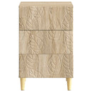 Sengebord Sonoma-eg 43 x 39,5 x 66,5 cm Konstrueret træ