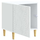 Sengebord 2 pcs Hvid 43 x 34,5 x 50 cm Konstrueret træ