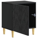 Sengebord 2 pcs Sort 43 x 34,5 x 50 cm Konstrueret træ
