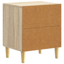 Sengebord Sonoma-eg 43 x 34,5 x 50 cm Konstrueret træ