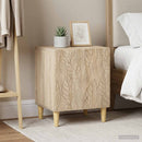 Sengebord 2 stk. Sonoma-eg 43 x 34,5 x 50 cm Konstrueret træ