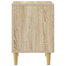 Sengebord 2 pcs Sonoma-eg 43 x 34,5 x 50 cm Konstrueret træ