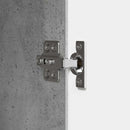 Sengebord Betongrå 43 x 34,5 x 50 cm Konstrueret træ