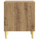 Sengebord 2 pcs Artisan-eg 43 x 34,5 x 50 cm Konstrueret træ