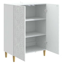 Sideboard Hvid 66 x 34,5 x 90 cm Konstrueret træ