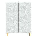 Sideboard Hvid 66 x 34,5 x 90 cm Konstrueret træ