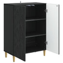 Sideboard Sort 66 x 34,5 x 90 cm Konstrueret træ