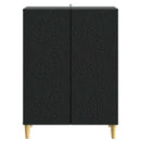 Sideboard Sort 66 x 34,5 x 90 cm Konstrueret træ