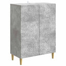 Sideboard Betongrå 66 x 34,5 x 90 cm Konstrueret træ