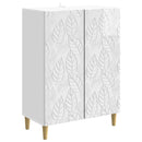 Sideboard Hvid højglans 66 x 34,5 x 90 cm Konstrueret træ