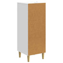 Sideboard Hvid 33 x 34,5 x 90 cm Konstrueret træ