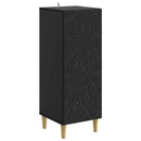Sideboard Sort 33 x 34,5 x 90 cm Konstrueret træ