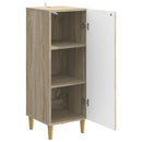 Sideboard Sonoma-eg 33 x 34,5 x 90 cm Konstrueret træ