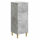 Sideboard Betongrå 33 x 34,5 x 90 cm Konstrueret træ
