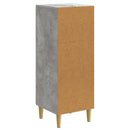 Sideboard Betongrå 33 x 34,5 x 90 cm Konstrueret træ