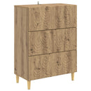 Skuffeskab 66 x 34,5 x 90 cm Konstrueret træ Artisan-eg