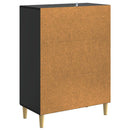 Sideboard Sort 66 x 34,5 x 90 cm Konstrueret træ