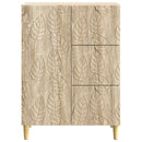 Sideboard Sonoma-eg 66 x 34,5 x 90 cm Konstrueret træ