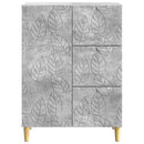 Sideboard Betongrå 66 x 34,5 x 90 cm Konstrueret træ