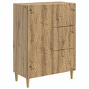 Sideboard Artisan-eg 66 x 34,5 x 90 cm Konstrueret træ