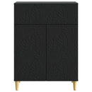 Sideboard Sort 66 x 34,5 x 90 cm Konstrueret træ