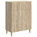 Sideboard Sonoma-eg 66 x 34,5 x 90 cm Konstrueret træ